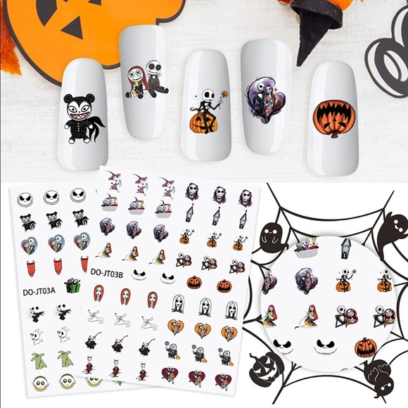 💀🎃 Nightmare Before Christmas Nail Decals- 104! - Picture 6 of 8